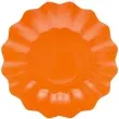 talerzyki papierowe falowane premium pomaranczowe givi italia 27 cm 8 szt