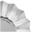 talerzyki papierowe falowane premium srebrne givi italia 21 cm 8 szt