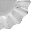 talerzyki papierowe falowane premium srebrne givi italia 21 cm 8 szt