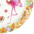 talerzyki papierowe flamingi hawajskie partypal 18 cm 6 szt