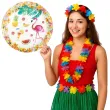 talerzyki papierowe flamingi hawajskie partypal 23 cm 6 szt