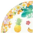 talerzyki papierowe flamingi hawajskie partypal 23 cm 6 szt