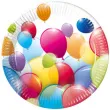 talerzyki papierowe flying balloons procos 23 cm 8 szt