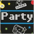 talerzyki papierowe gaming party procos 20 cm 8 szt