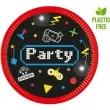 talerzyki papierowe gaming party procos 23 cm 8 szt
