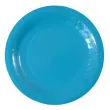 talerzyki papierowe gladkie niebieskie 18 cm 6 szt