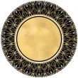 talerzyki papierowe glitz and glam amscan 18 cm 8 szt