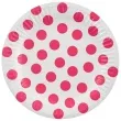 talerzyki papierowe groszki magenta godan 18 cm 6 szt