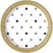 talerzyki papierowe gwiazdki procos 23 cm 8 szt