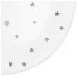 talerzyki papierowe gwiazdki srebrne biale partypal 23 cm 6 szt