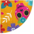 talerzyki papierowe halloween dia de los muertos partypal 18 cm 6 szt