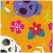 talerzyki papierowe halloween dia de los muertos partypal 18 cm 6 szt