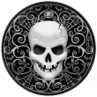 talerzyki papierowe halloween fright night amscan 17 cm 8 szt
