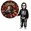 talerzyki papierowe halloween klaun guirca 23 cm 6 szt
