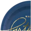 talerzyki papierowe happy birthday 18 granatowy partypal 18 cm 6 szt