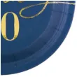 talerzyki papierowe happy birthday 30 granatowy partypal 18 cm 6 szt