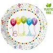 talerzyki papierowe happy birthday baloniki procos 23 cm 8 szt