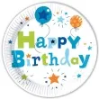 talerzyki papierowe happy birthday boy procos 23 cm 10 szt