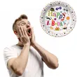 talerzyki papierowe happy birthday funny b day mix maki 23 cm 8 szt