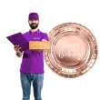 talerzyki papierowe happy birthday partydeco 18 cm 6 szt