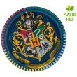 talerzyki papierowe harry potter unique 18 cm 8 szt