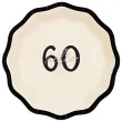 talerzyki papierowe jednorazowe na 60 urodziny hello 60 kremowe 18 cm 6 szt