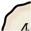 talerzyki papierowe jednorazowe ndekoracja a 40 urodziny hello 40 kremowe 18 cm 6 szt