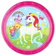 talerzyki papierowe jednorozec teczowy partypal 18 cm 6 szt