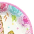 talerzyki papierowe jednorozec unicorn jix 17 5 cm 6 szt
