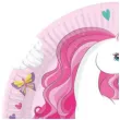 talerzyki papierowe jednorozec unicorn rainbow colors procos 23 cm 8 szt