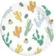 talerzyki papierowe kaktus procos 23 cm 8 szt