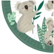 talerzyki papierowe koala amscan 22 8 cm 8 szt