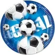 talerzyki papierowe kokliko football party procos 20 cm 10 szt