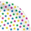 talerzyki papierowe kolorowe gwiazdki biale paw 23 cm 10 szt