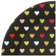 talerzyki papierowe kolorowe serduszka xoxo czarny godan 18 cm 6 szt