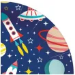 talerzyki papierowe kosmos granatowe paw 23 cm 10 szt