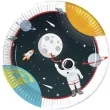 talerzyki papierowe kosmos outer space procos 23 cm 8 szt