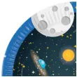 talerzyki papierowe kosmos rocket space procos 23 cm 8 szt
