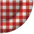 talerzyki papierowe kratka czerwony fsopakowania 23 cm 8 szt
