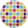 talerzyki papierowe kropki kolor santex 23 cm 10 szt