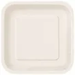 talerzyki papierowe kwadrat classic s kremowe 18 cm 16 szt