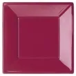 talerzyki papierowe kwadratowe bordowe godan 23 cm 6 szt