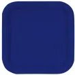 talerzyki papierowe kwadratowe granatowy unique 22 cm 14 szt