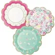 talerzyki papierowe kwiatki mix creativeconverting 18 cm 8 szt