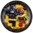 talerzyki papierowe lego batman 18 cm 8 szt