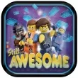 talerzyki papierowe lego movie 2 amscan 18 cm 8 szt