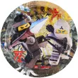 talerzyki papierowe lego ninjago amscan 18 cm 8 szt