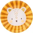 talerzyki papierowe lew partydeco 18 cm 6 szt