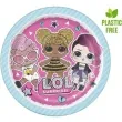 talerzyki papierowe lol surprise unique 23 cm 8 szt