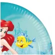 talerzyki papierowe mala syrenka arielka procos 23 cm 8 szt